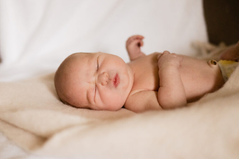 Bellevue in home newborn photography