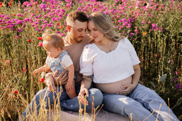 Woodinville family maternity photoshoot